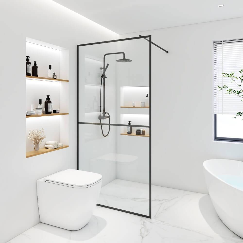 DUSCHABTRENNUNG BAKI - Größe: 140 x 200 cm