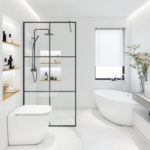 DUSCHABTRENNUNG BAKI - Größe: 140 x 200 cm DUSCHABTRENNUNG BAKI - Größe: 140 x 200 cm