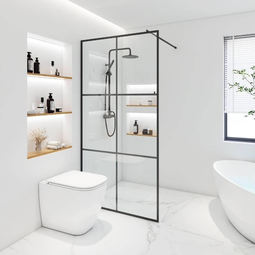 DUSCHABTRENNUNG BAKI - Größe: 100 x 200 cm