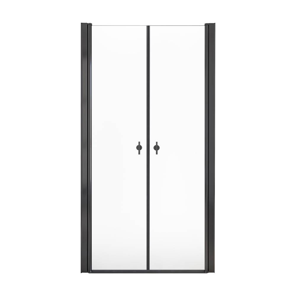 PENDELTÜR LAVEA - Farbe: Schwarz, Größe: 95 x 195 cm