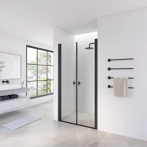 PENDELTÜR LAVEA - Farbe: Schwarz, Größe: 95 x 195 cm PENDELTÜR LAVEA - Farbe: Schwarz, Größe: 95 x 195 cm