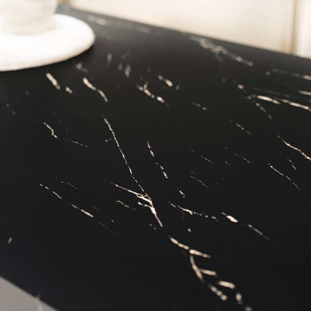 COUCHTISCH AMIRI XXL - Farbe: Schwarz, Maße: 120 x 35 x 80 cm