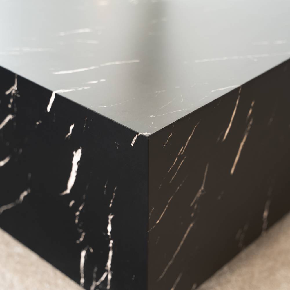 COUCHTISCH AMIRI XXL - Farbe: Schwarz, Maße: 120 x 35 x 80 cm