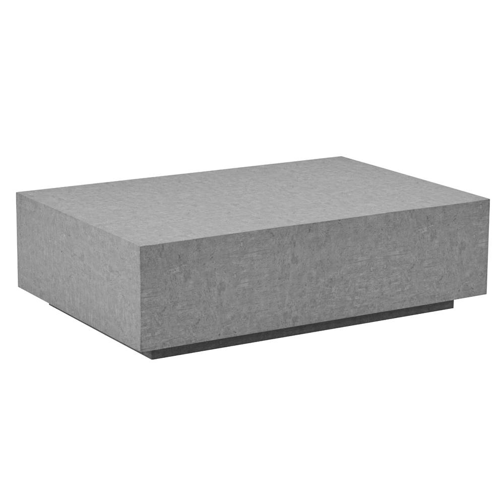 COUCHTISCH AMIRI XXL - Farbe: Grau, Maße: 120 x 35 x 80 cm