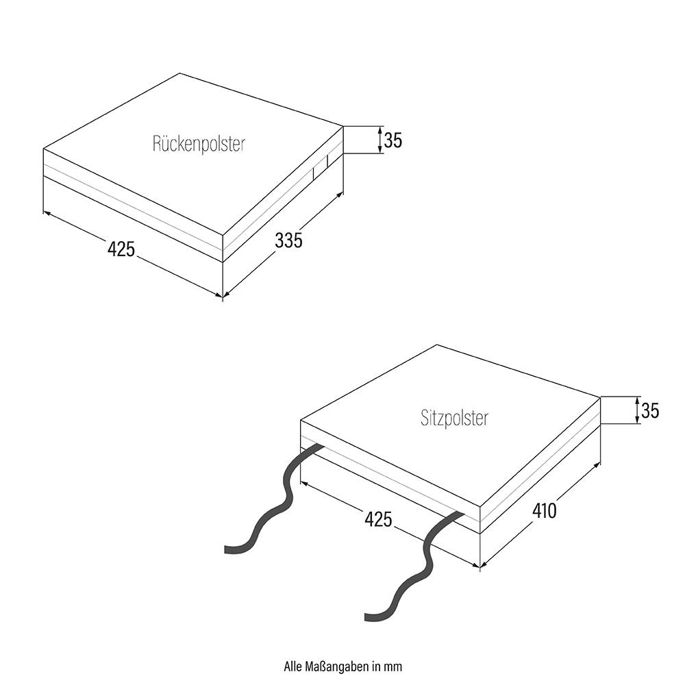 SITZKISSEN MADERA - Menge: 4
