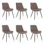 POLSTERSTUHL IKALO - Farbe: Grau/Braun, Menge: 6 POLSTERSTUHL IKALO - Farbe: Grau/Braun, Menge: 6