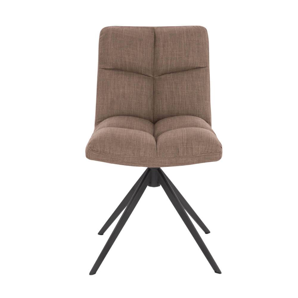 ESSZIMMERSTUHL NODA - Farbe: Grau/Braun, Menge: 6