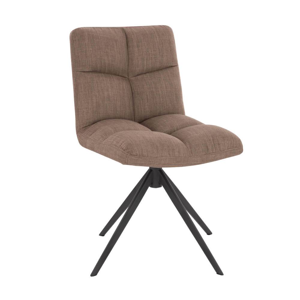 ESSZIMMERSTUHL NODA - Farbe: Grau/Braun, Menge: 6