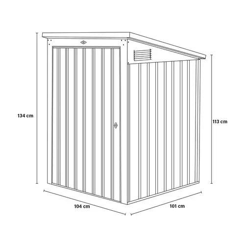 MÜLLTONNENBOX BASURA - Größe: 1x 240L MÜLLTONNENBOX BASURA - Größe: 1x 240L