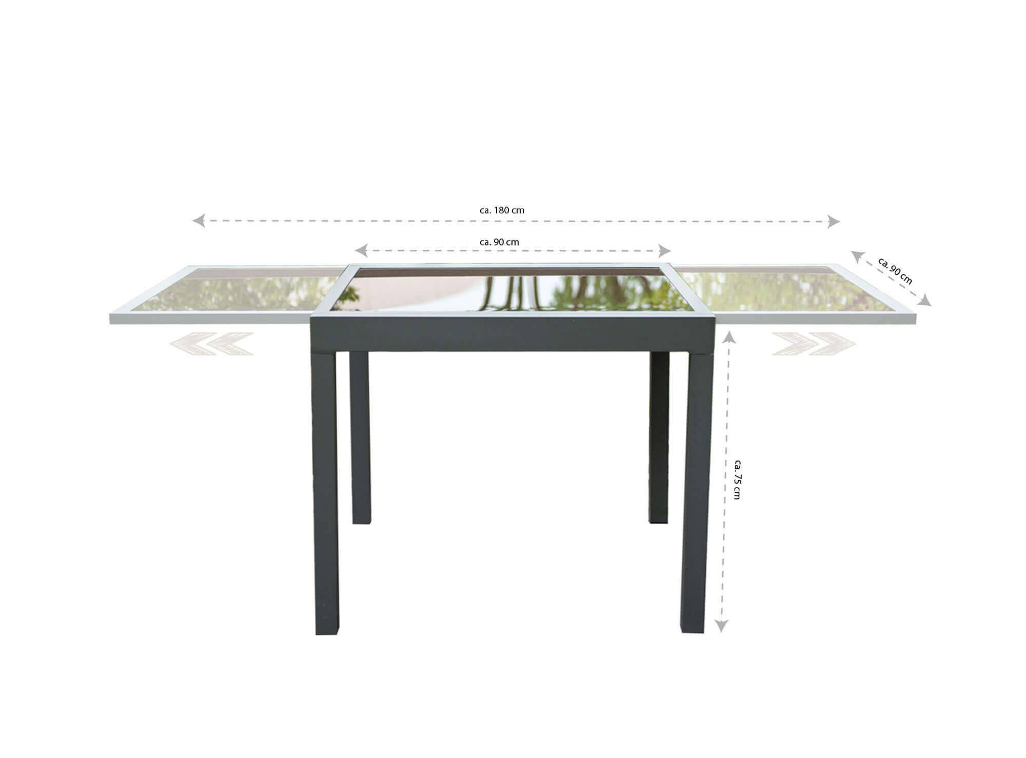 SITZGRUPPE VERANO MADERA - Menge: 5 tlg.