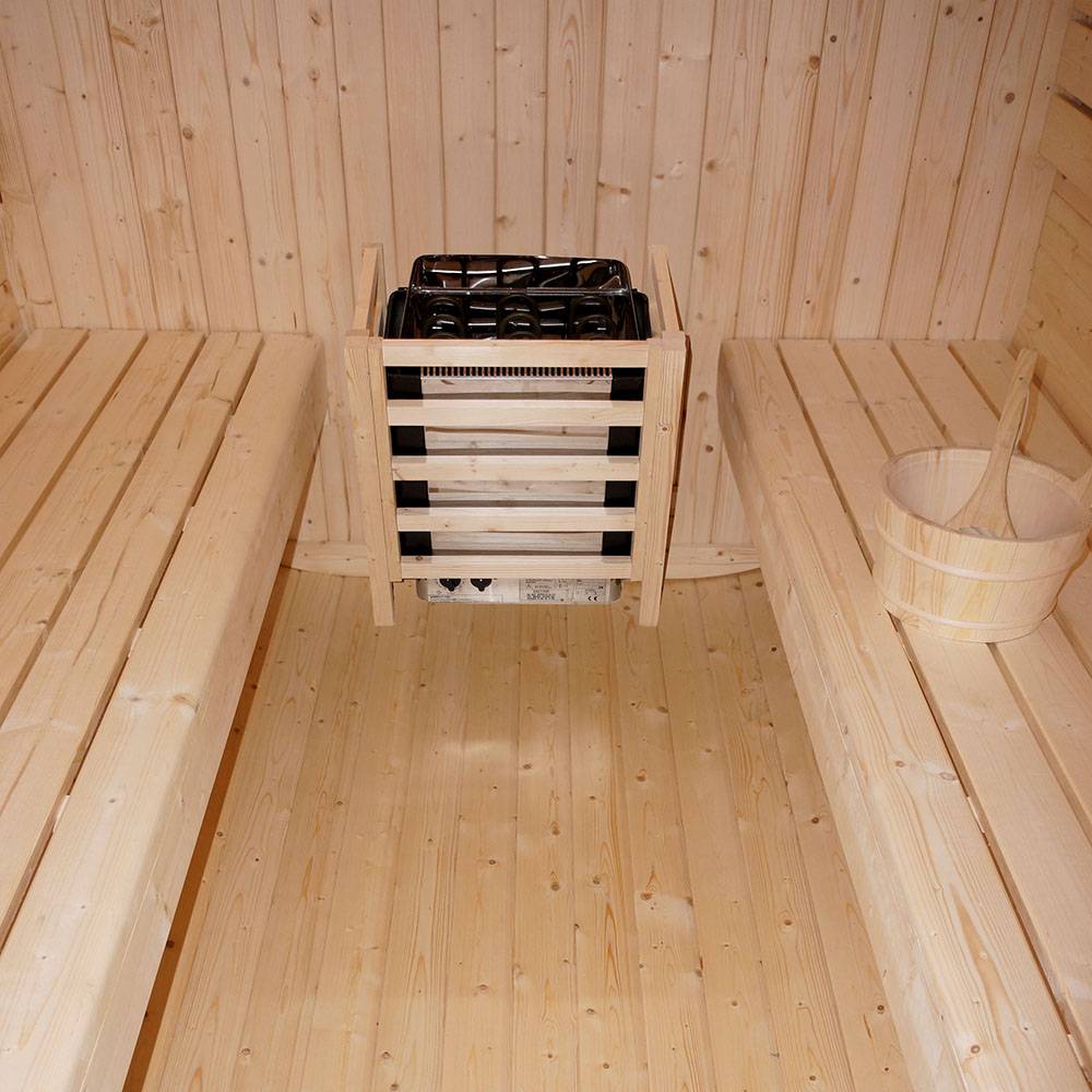 OUTDOOR SAUNA CUBE DELUXE L - Größe: DELUXE L