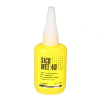 12x Klebstoff Sicomet 40 a 50 gr. pro Flasche (1 VPE / Packung) 12x Klebstoff Sicomet 40 a 50 gr. pro Flasche (1 VPE / Packung)