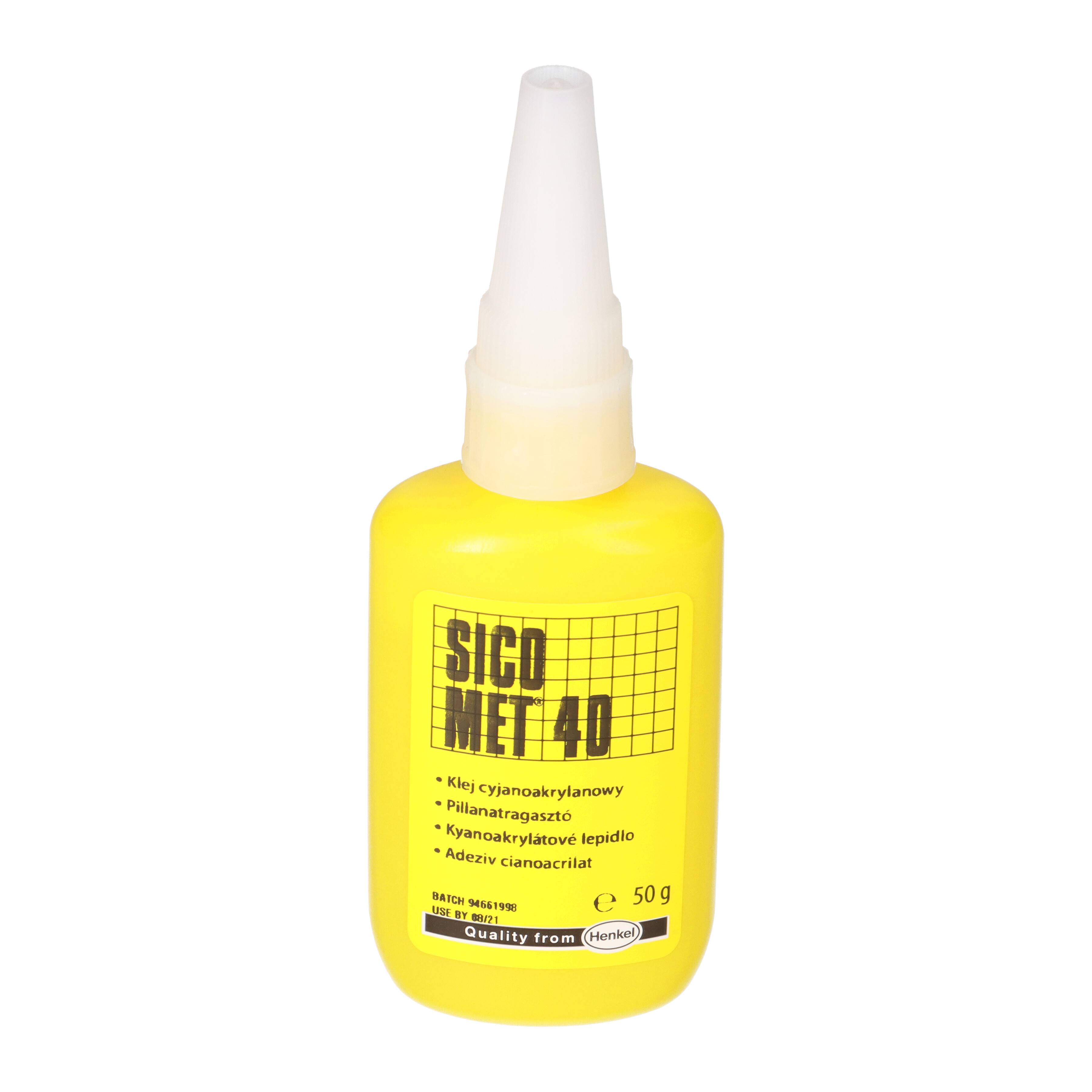 *Sonderposten* Klebstoff Sicomet 40, 50 g Flasche | MHD-Überschritten