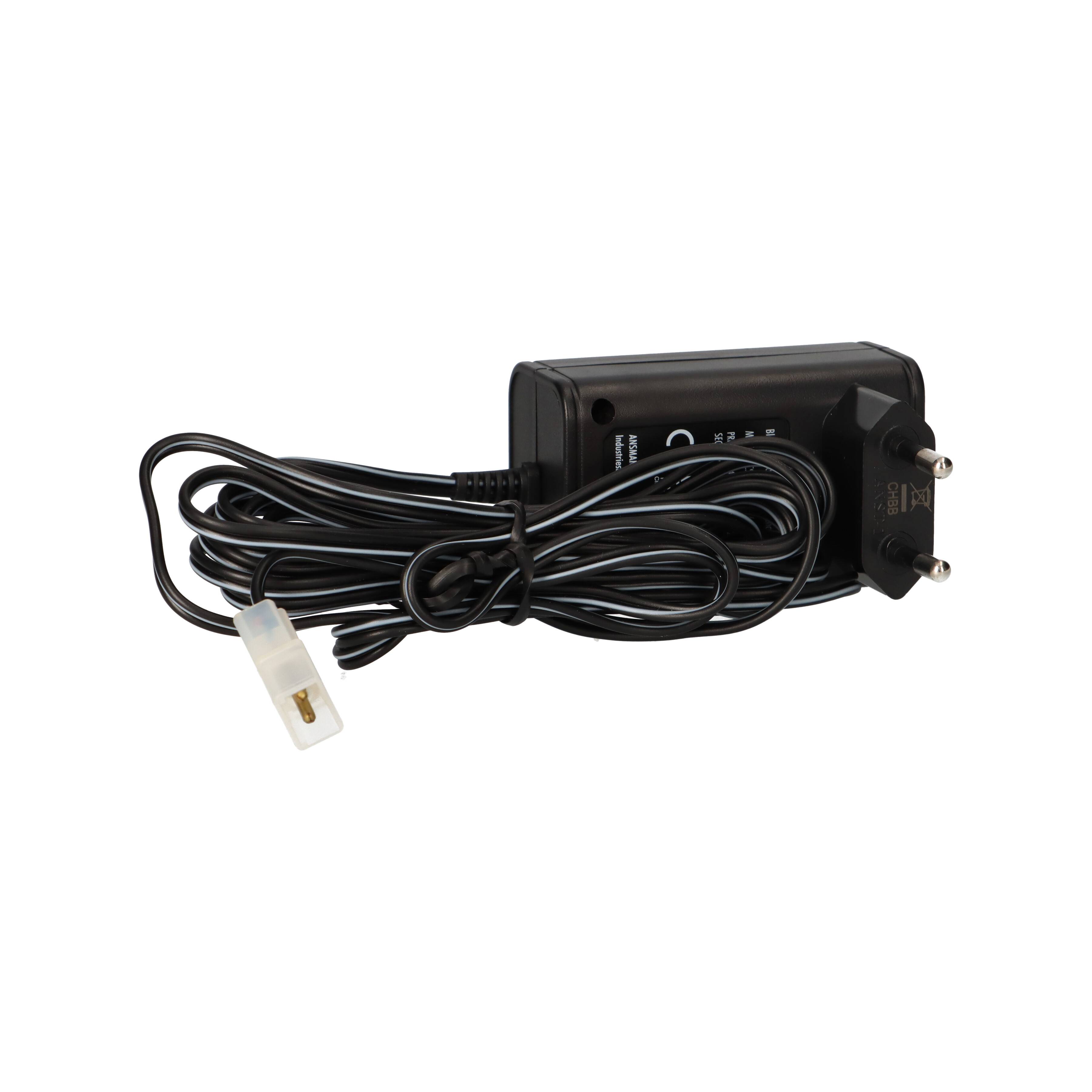 Automatik- Ladegerät passend für 2-12 Volt Bleiakkus mit AMP-Stecker-Anschluss