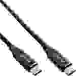 InLine® Magnetic USB-C Kabel, Stecker/Stecker, 100W, schwarz, 1m Kabel USB USB 2.0