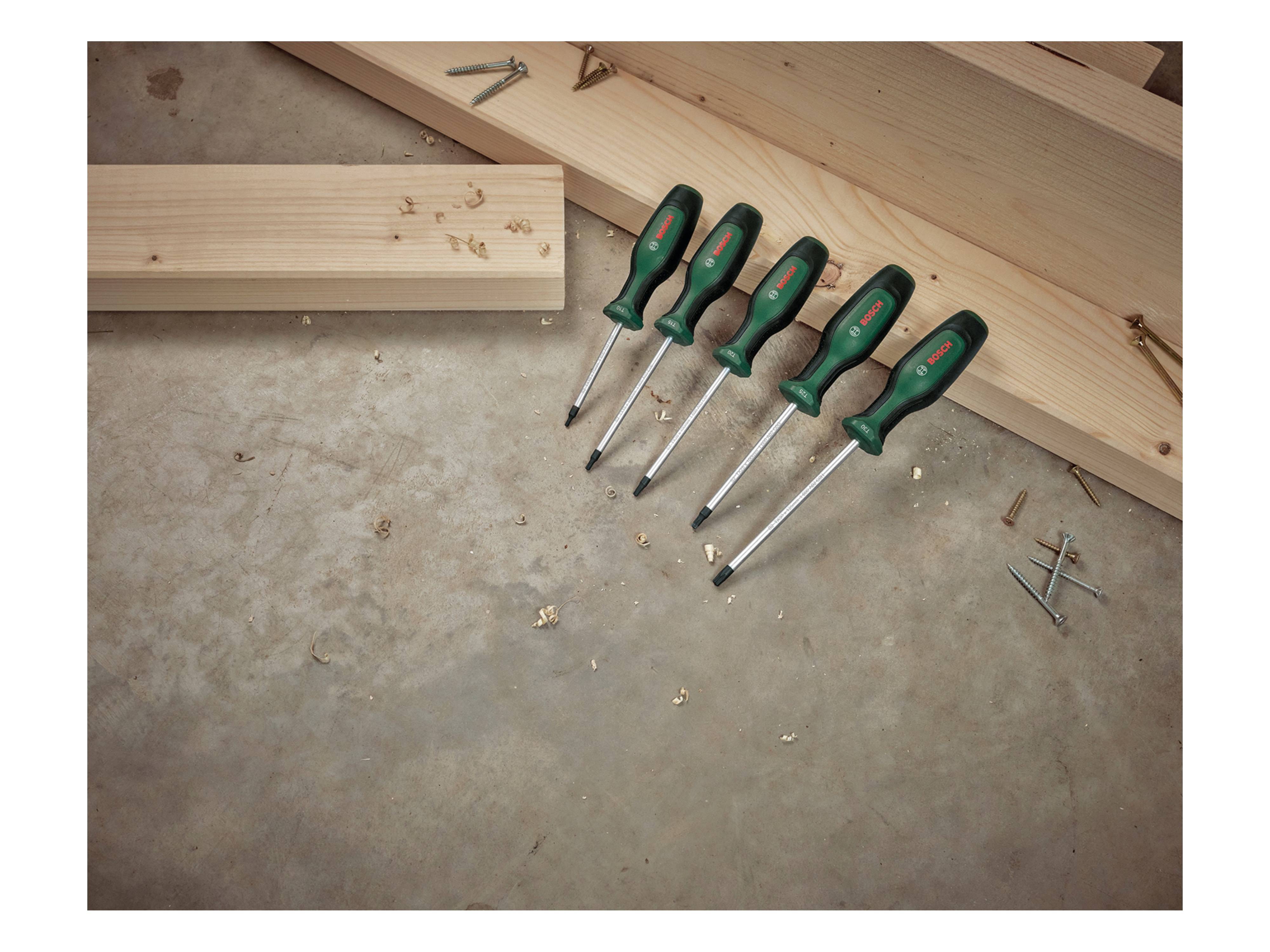 BOSCH Schraubendreher-Set, Innenstern, 5-teilig