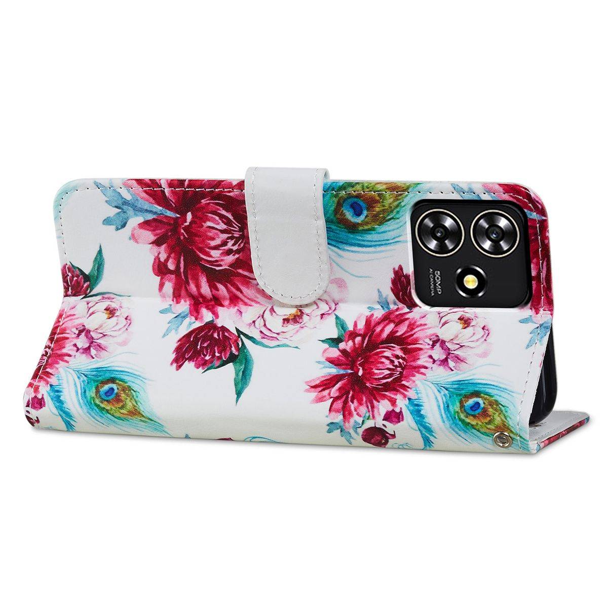 Für ZTE Blade A73 4G Book Wallet Tasche mit Schlaufe Etui Hülle Motiv3