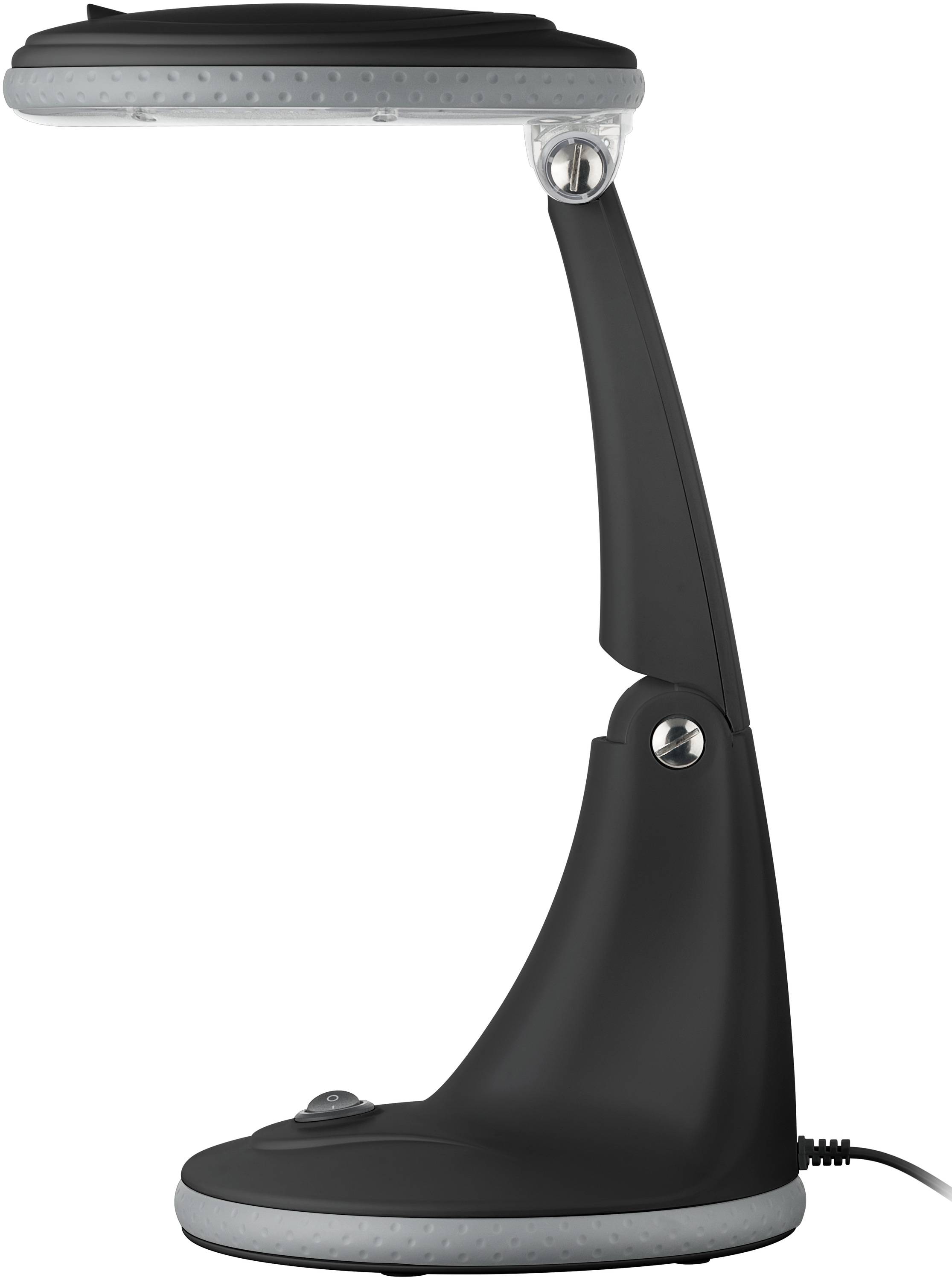 GOOBAY LED-Stand-Lupenleuchte, 6 W, 450 lm, 1,75x Vergrößerung, schwarz