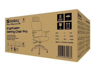 SANDBERG ErgoFusion Gaming Chair Pro Zubehör Stühle & Tische