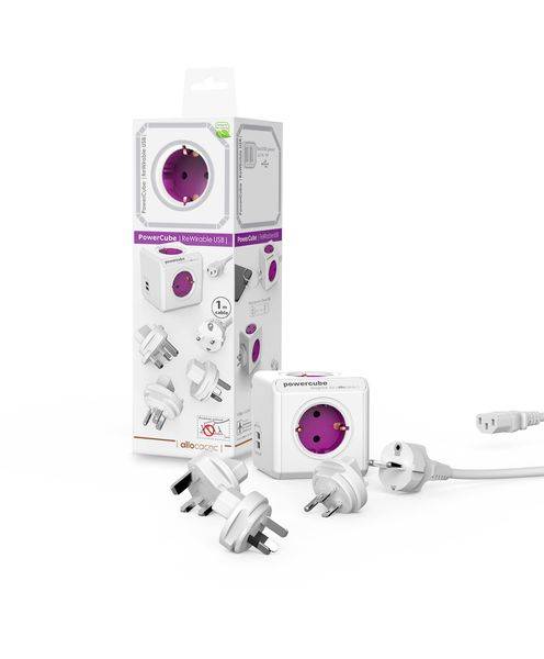 Allocacoc PowerCube ReWirable USB - Stromverteilungseinheit - Wechselstrom 100-2