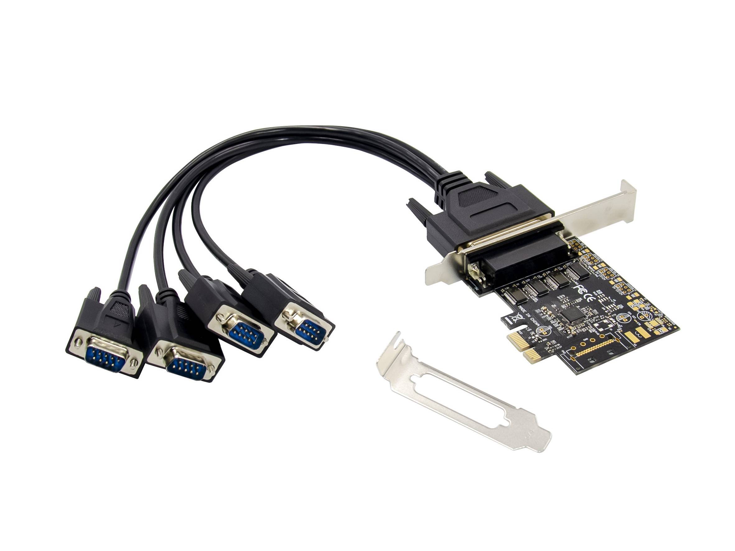 CONCEPTRONIC PCIe1x Card 4xRS232-Seriell 115200bps