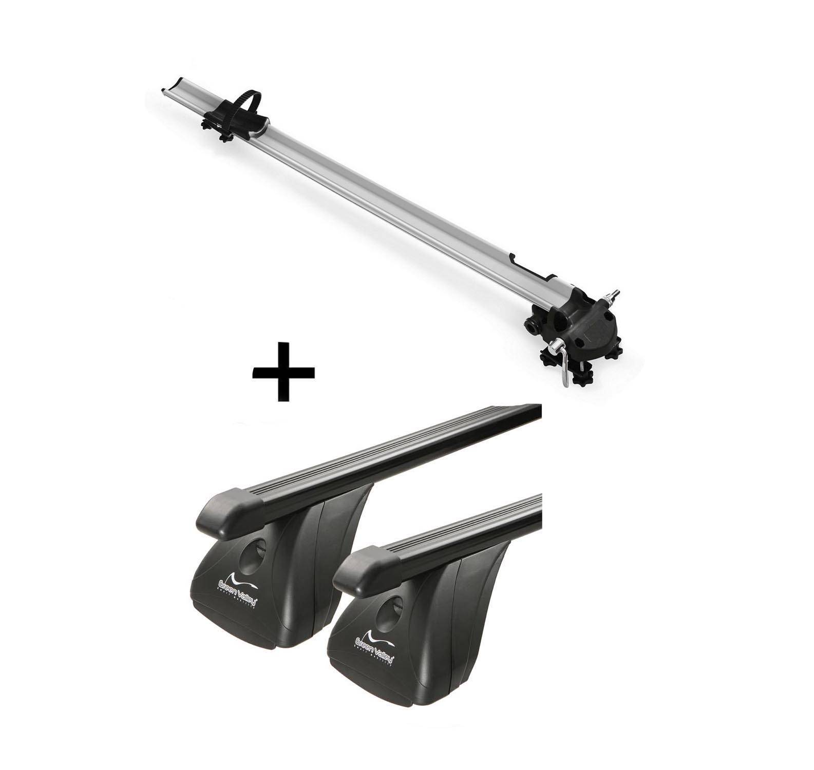 Fahrradträger Bike Pro + Dachträger VDP Stahl kompatibel mit für Ford C-Max II 5 Türer ab 2010