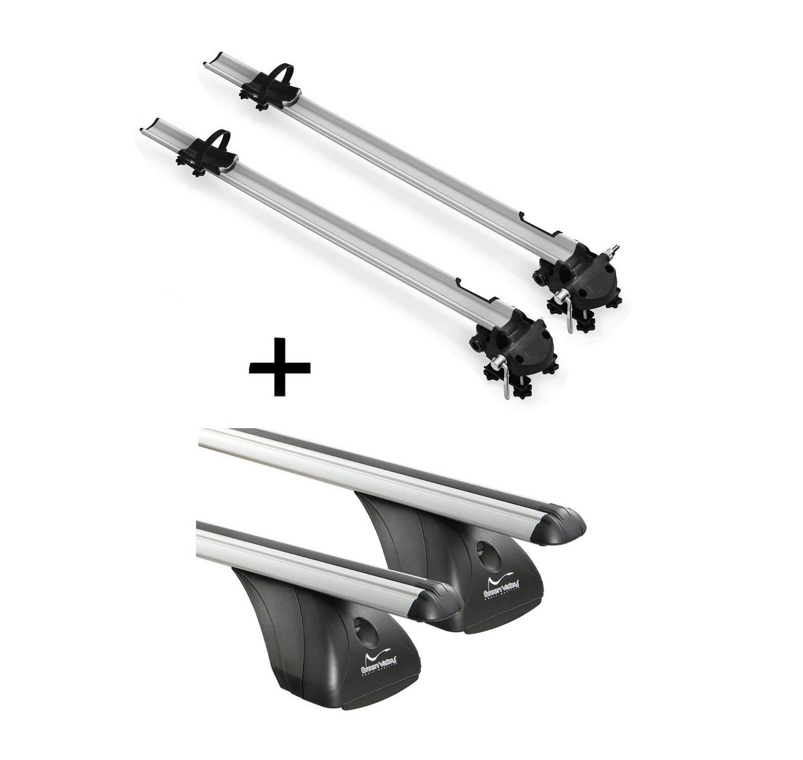 2x Fahrradträger Bike Pro + Dachträger VDP kompatibel mit für Mazda 5 5 Türer 2005-2015