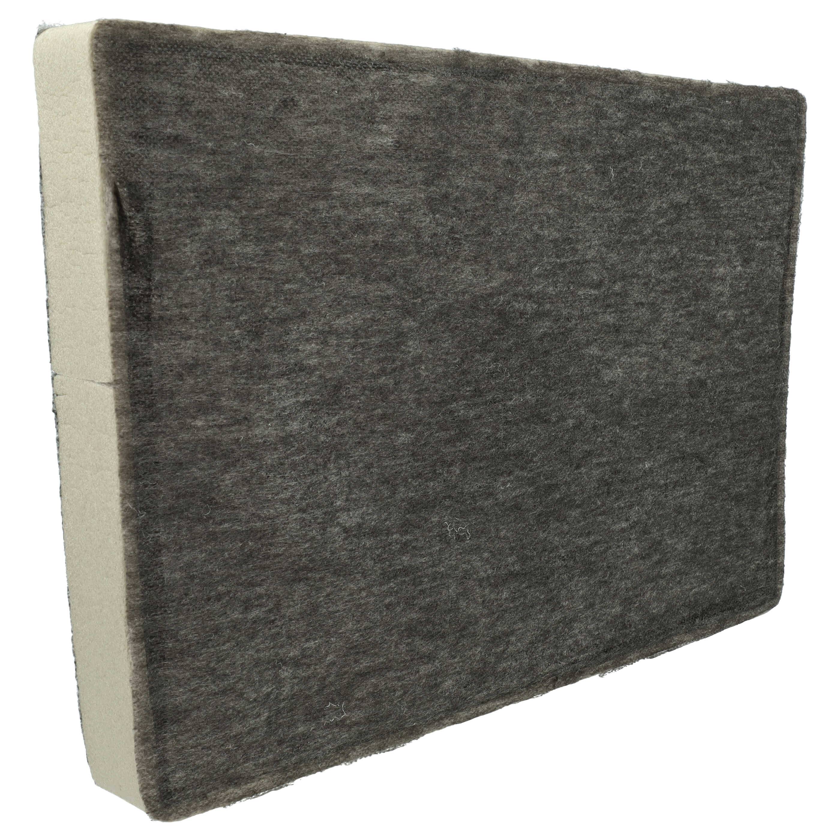 vhbw Aktivkohlefilter kompatibel mit Neff Z5111X000 Z5111X0, Z5111X001 Dunstabzugshaube - 30 x 21,5 x 3 cm