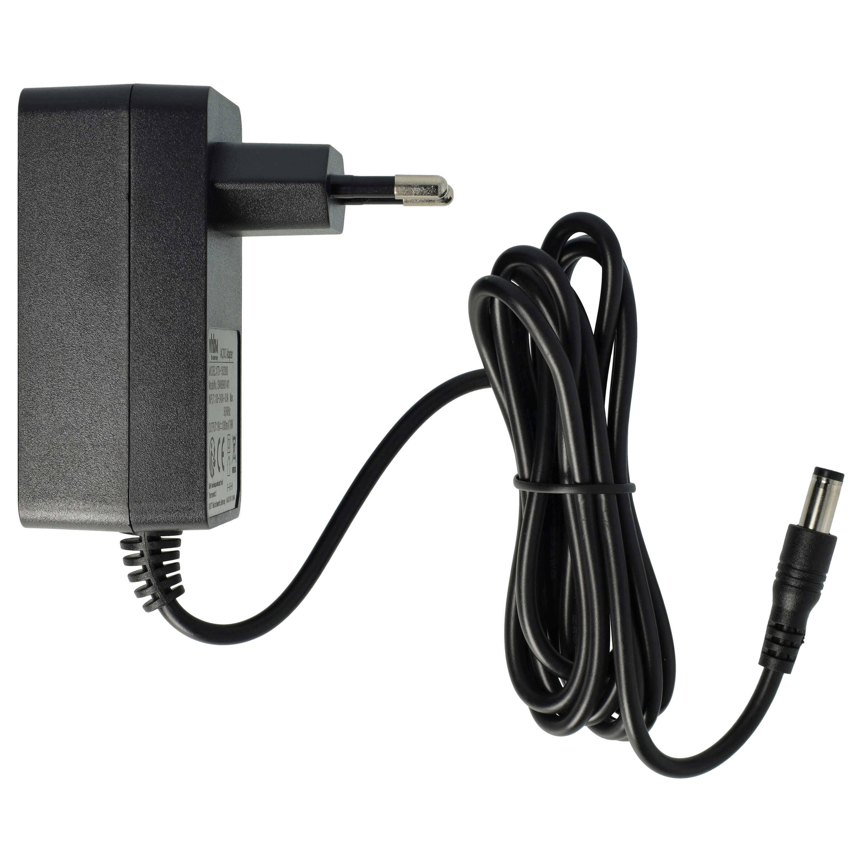 vhbw Ladegerät kompatibel mit Rowenta AI RR7877, AI RR7875, RR7875WH, RR7865WH, R9067WH, AI RR9067, RR7755WH, RR7747WH Saugroboter