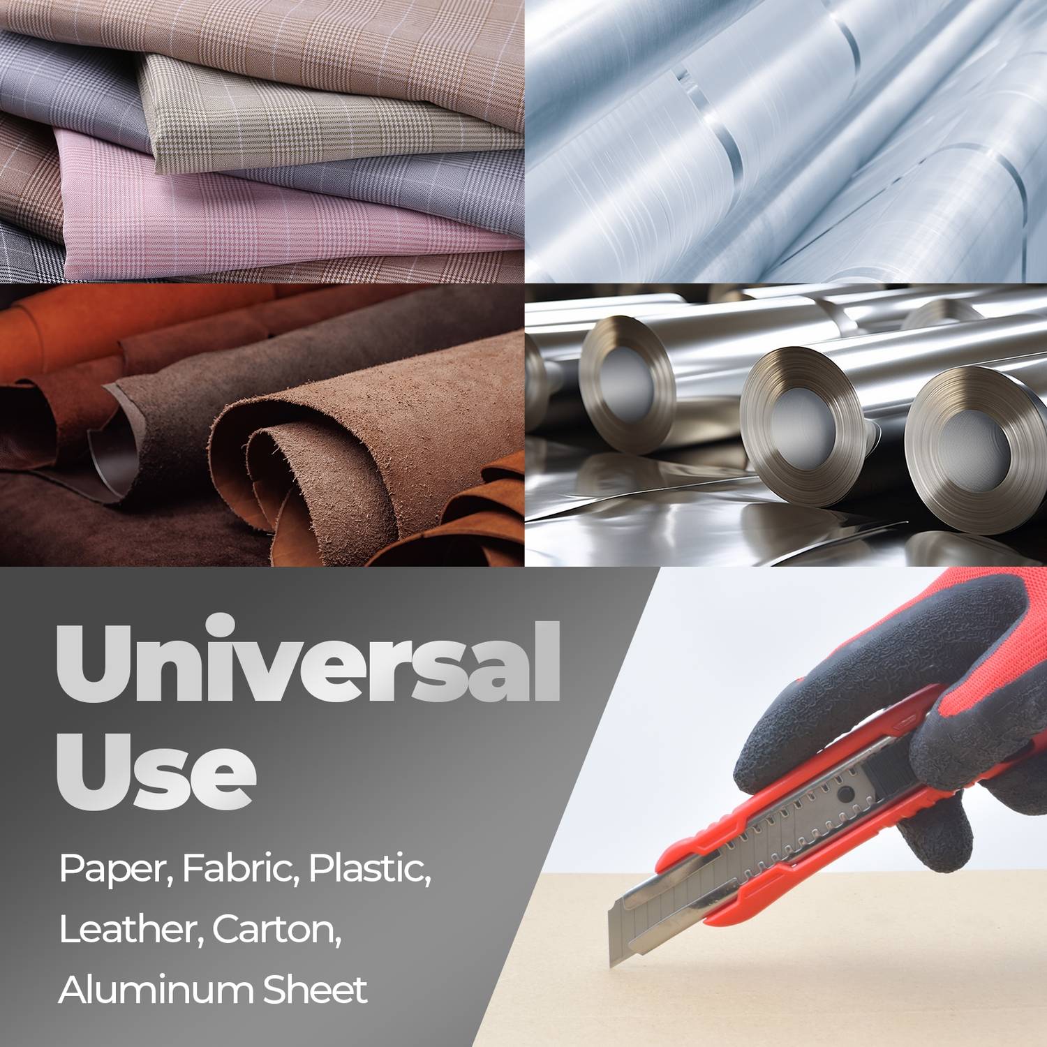 Mustbau Taschenmesser Klappmesser Cuttermesser mit 20 zusätzlichen SK4 Klingen