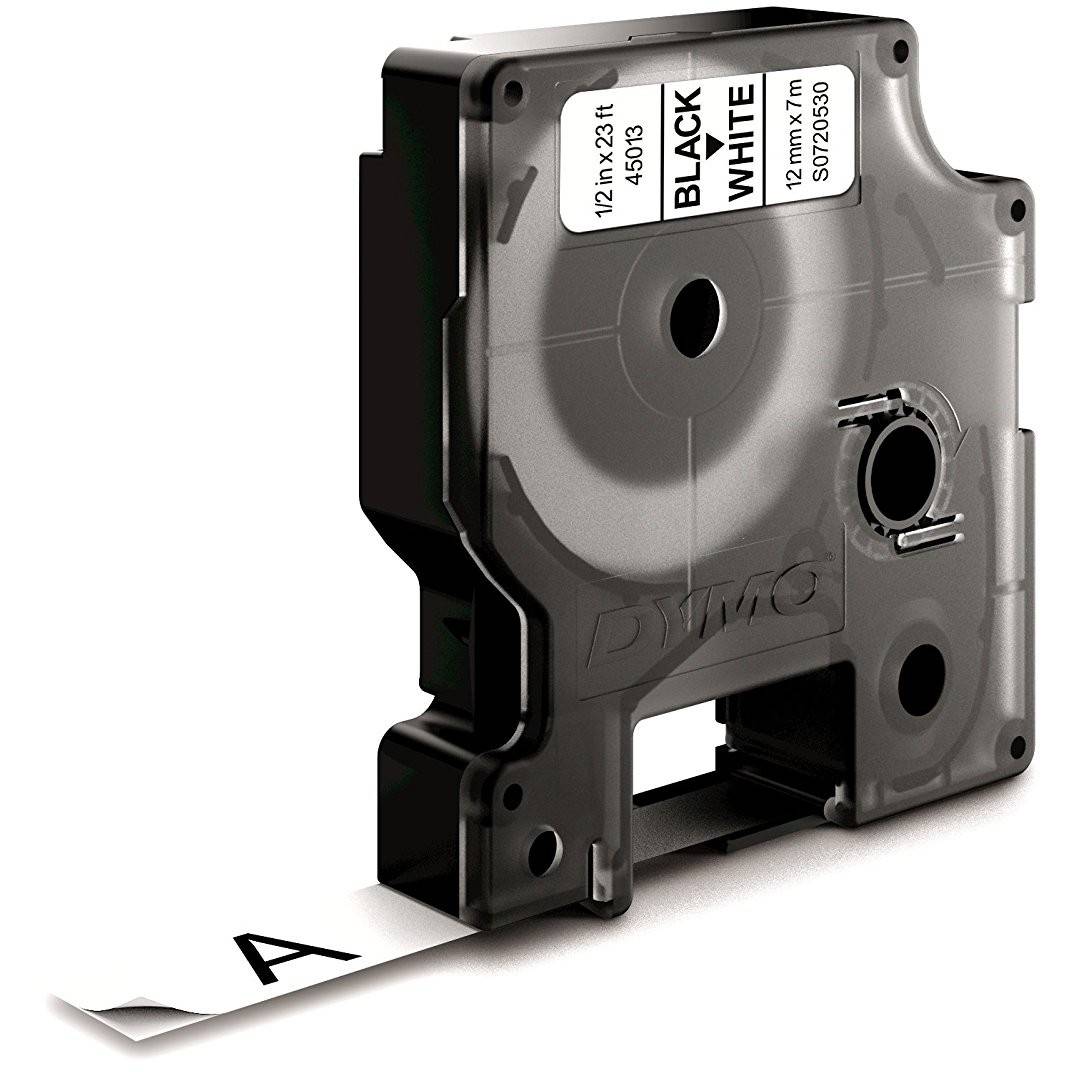 DYMO D1 Standard - Black on White - 12mm label-making tape Drucker & Scanner Zubehör