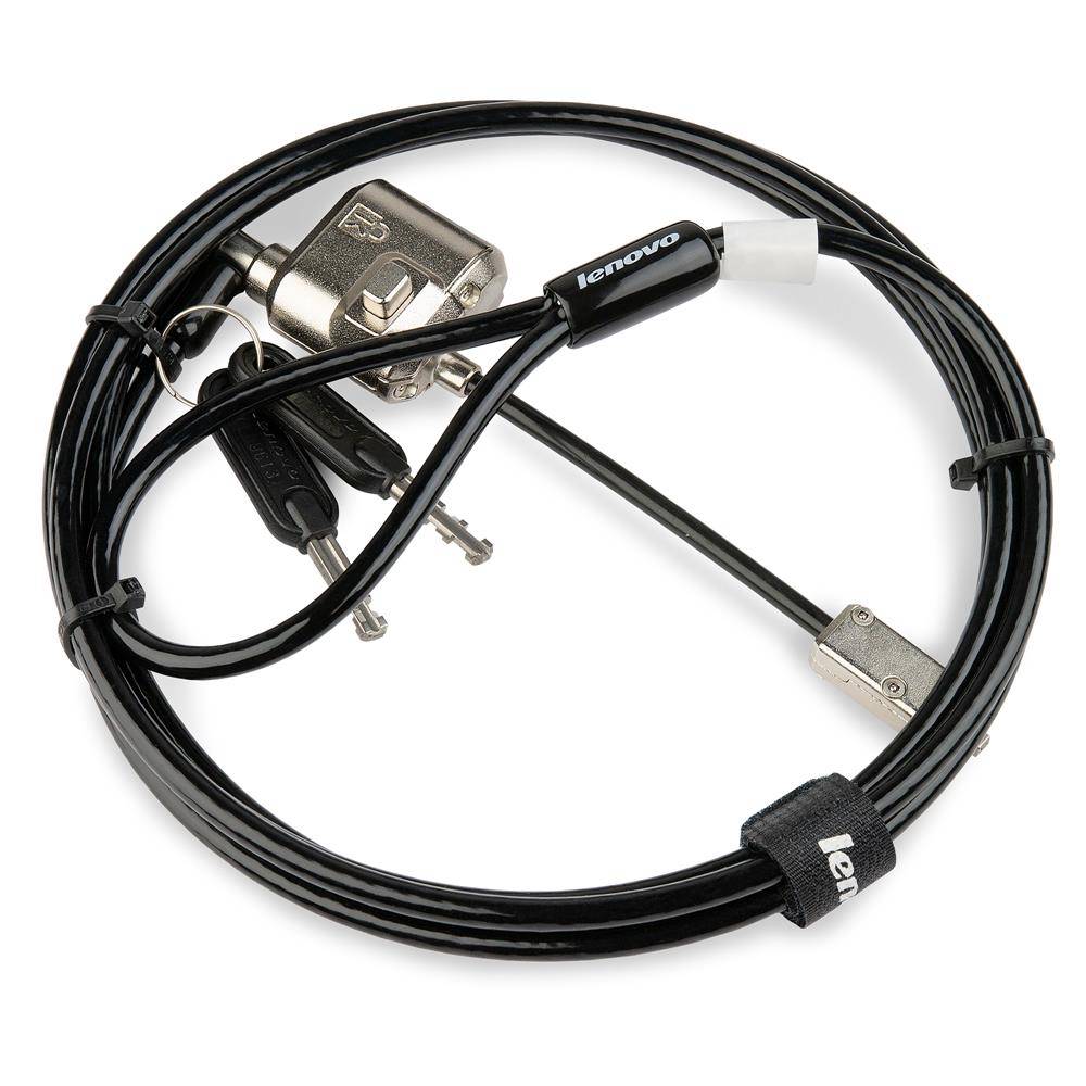 Lenovo Kensington MiniSaver Sicherheitsschloss (P/N: 4X90H35558, ca. 1,8m Stahlkabel, mit 2x Schlüssel)