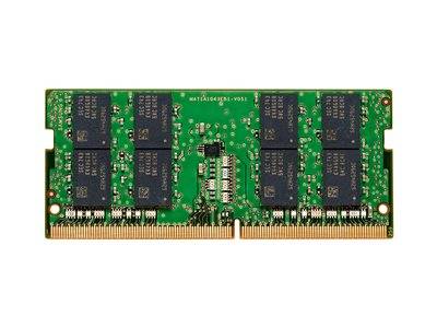 Ein grünes Computer-RAM-Modul mit mehreren schwarzen Speicherchips und goldenen Anschlüssen am unteren Rand.