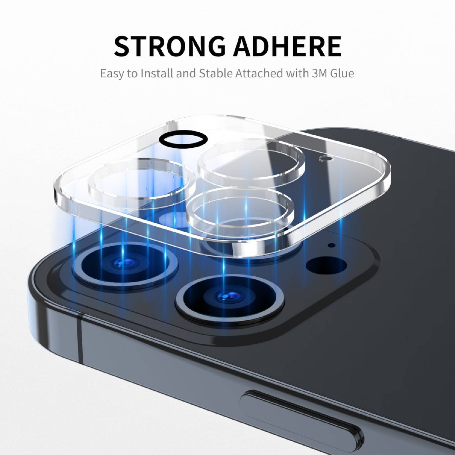 1x Kamera 9H Panzerhartglas für iPhone 14 Pro 3D KLAR ECHTES TEMPERED Panzerglas Kameraglas Kamerhartglas Kameraschutzglas