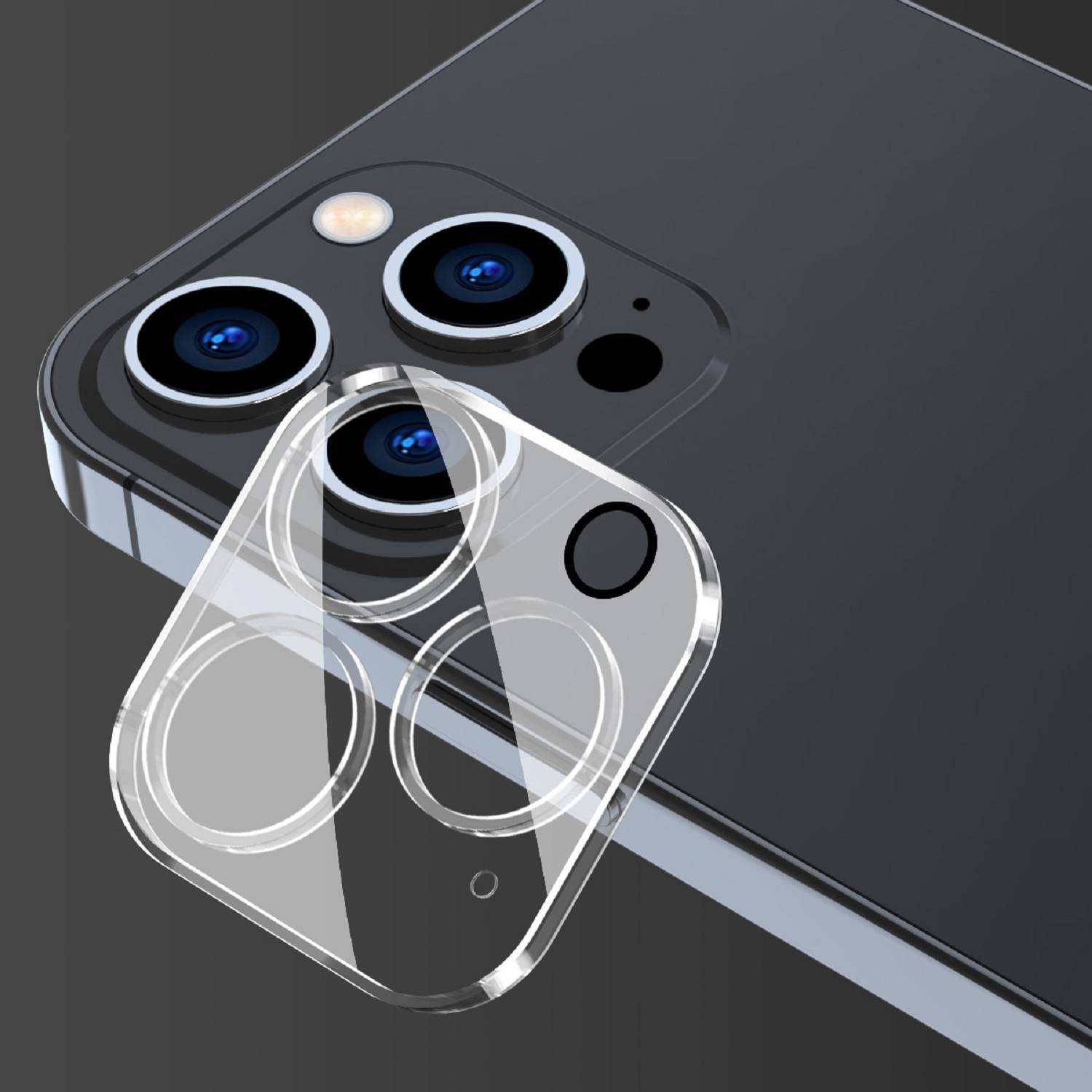 3x Kamera 9H Panzerhartglas für iPhone 13 Pro 3D KLAR ECHTES TEMPERED Panzerglas Kameraglas Kamerhartglas Kameraschutzglas