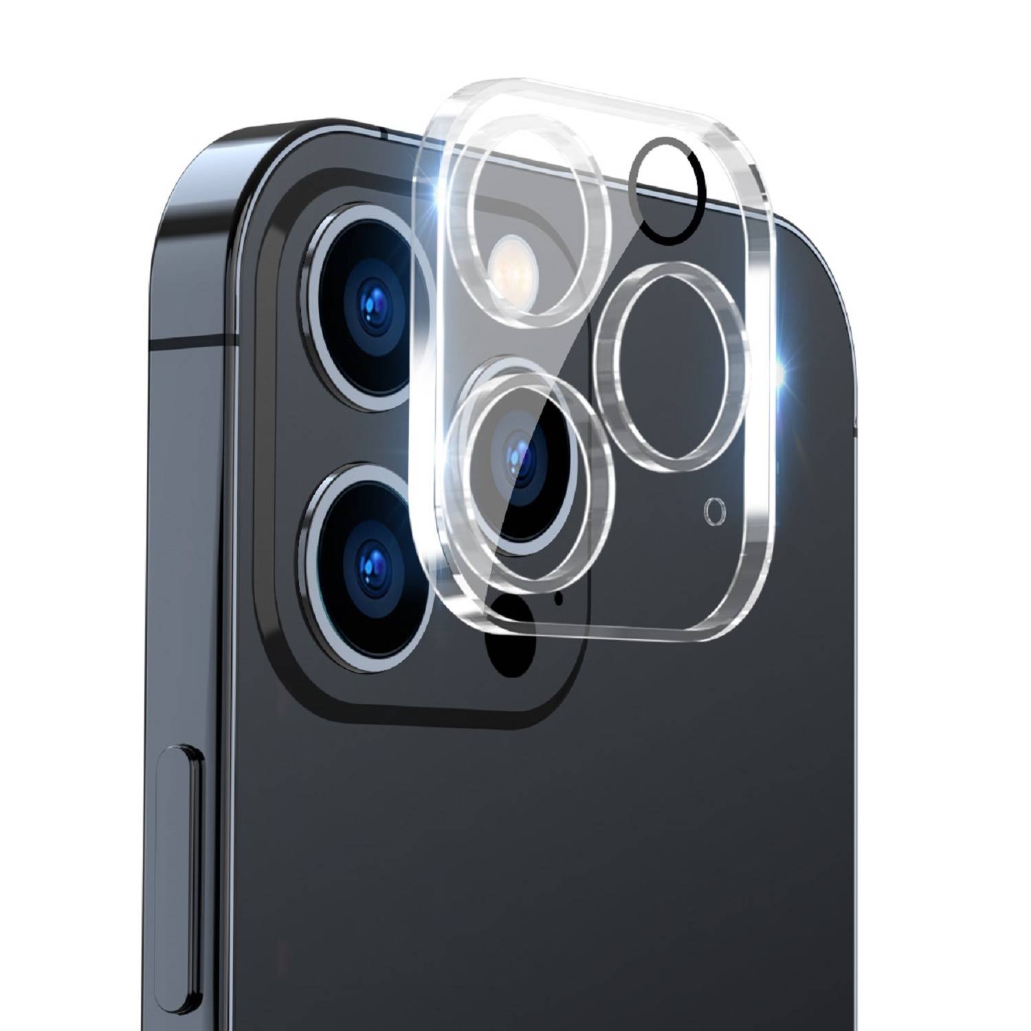 6x Kamera 9H Panzerhartglas für iPhone 13 Pro Max 3D KLAR ECHTES TEMPERED Panzerglas Kameraglas Kamerhartglas Kameraschutzglas