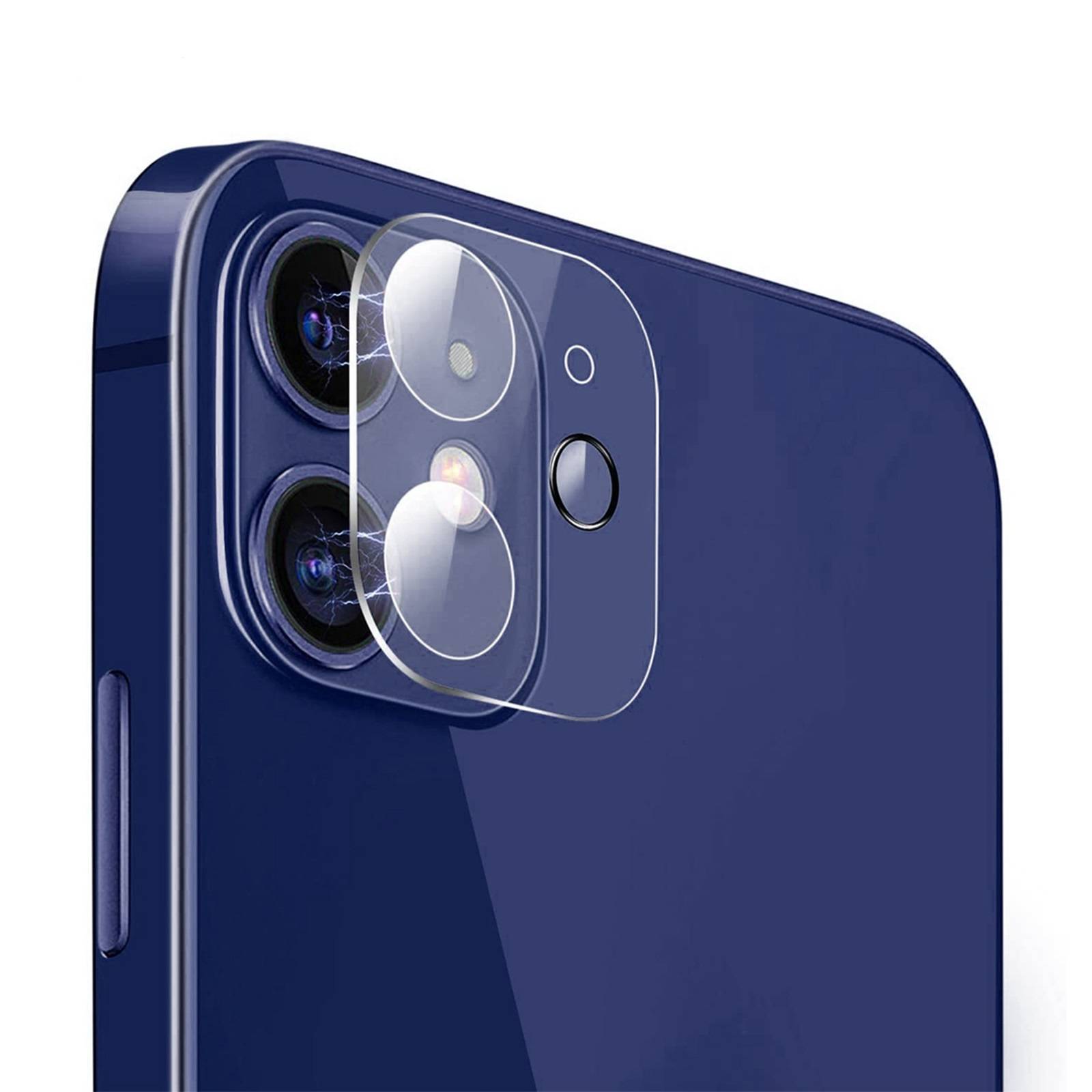 6x Kamera 9H Panzerhartglas für iPhone 12 Mini 3D KLAR ECHTES TEMPERED Panzerglas Kameraglas Kamerhartglas Kameraschutzglas