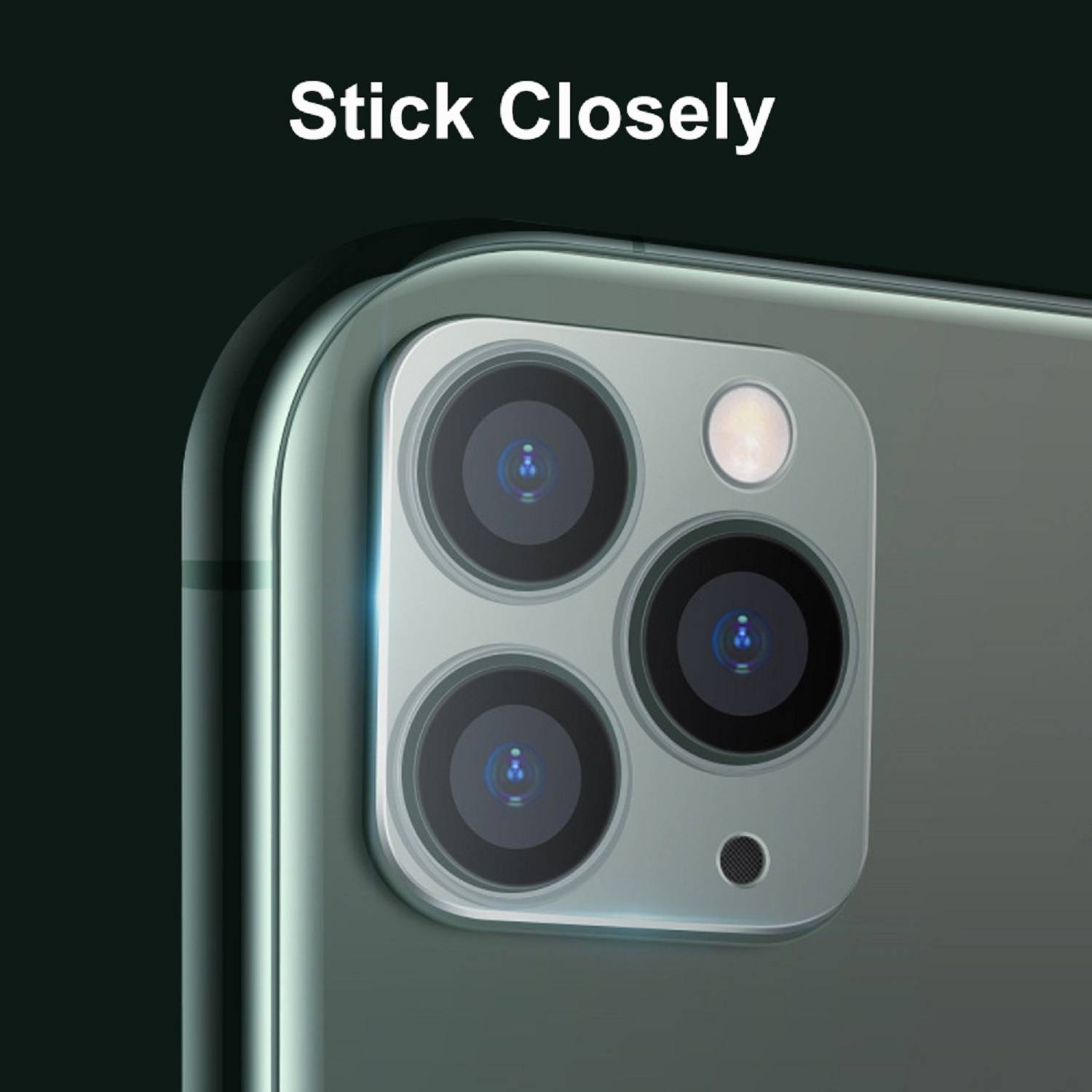3x Kamera 9H Panzerhartglas für iPhone 11 Pro Max 3D KLAR ECHTES TEMPERED Panzerglas Kameraglas Kamerhartglas Kameraschutzglas