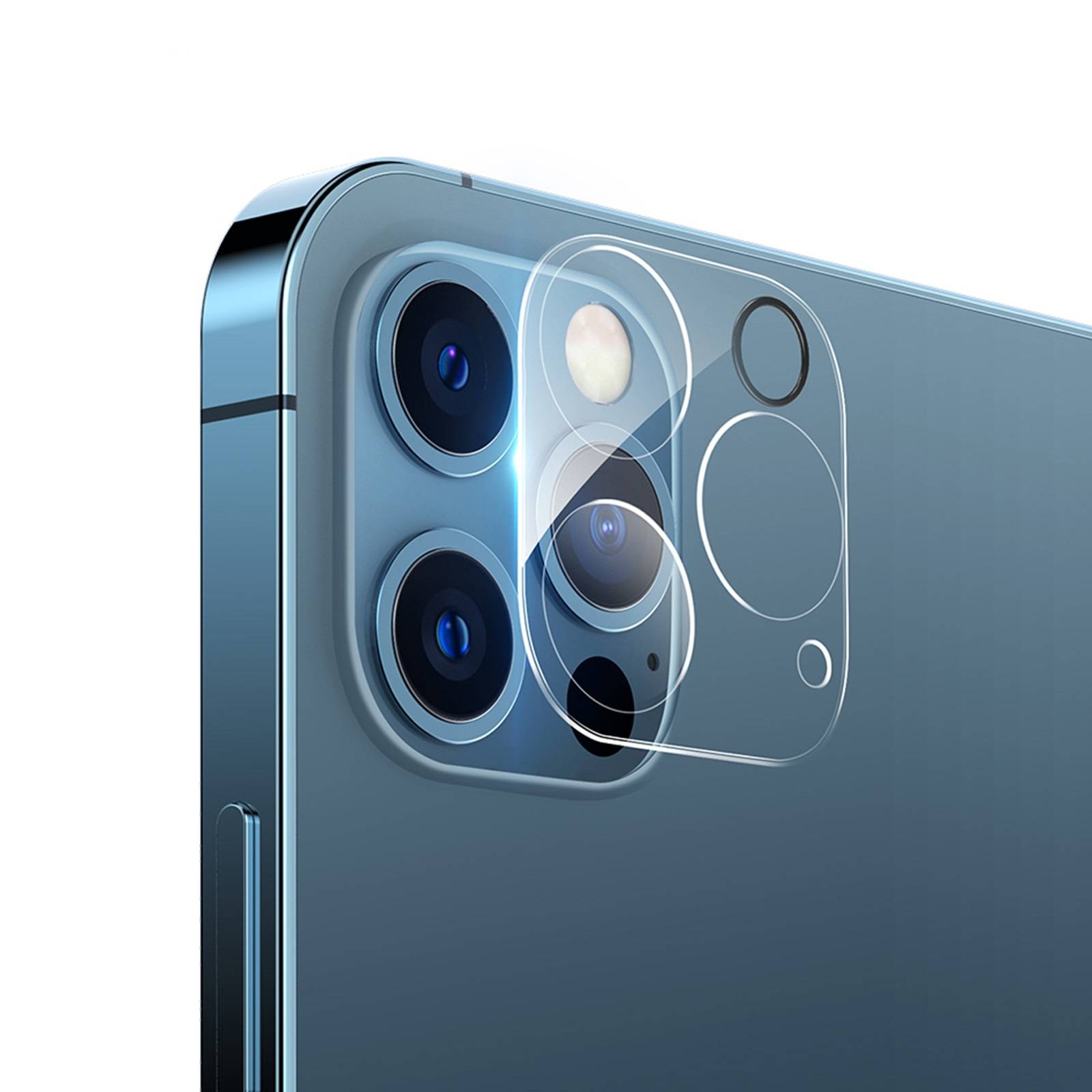 3x Kamera 9H Panzerhartglas für iPhone 12 Pro 3D KLAR ECHTES TEMPERED Panzerglas Kameraglas Kamerhartglas Kameraschutzglas