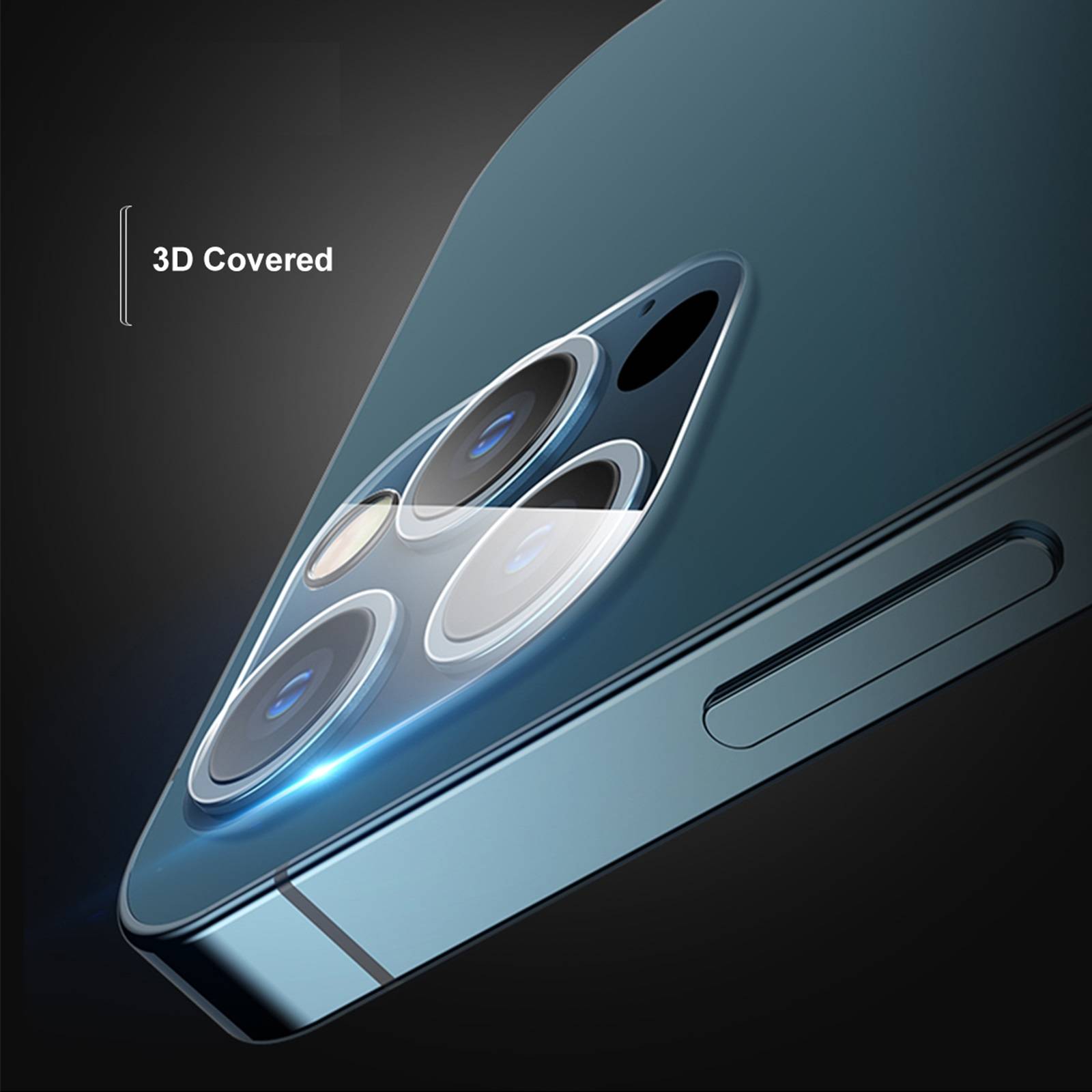 5x Kamera 9H Panzerhartglas für iPhone 12 Pro Max 3D KLAR ECHTES TEMPERED Panzerglas Kameraglas Kamerhartglas Kameraschutzglas