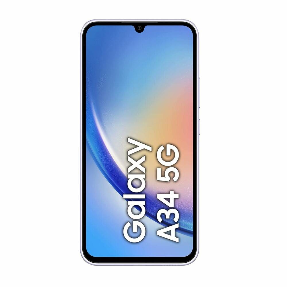 Original Samsung Display für Galaxy A34 5G A346B LCD + Rahmen Lila GH82-31201D