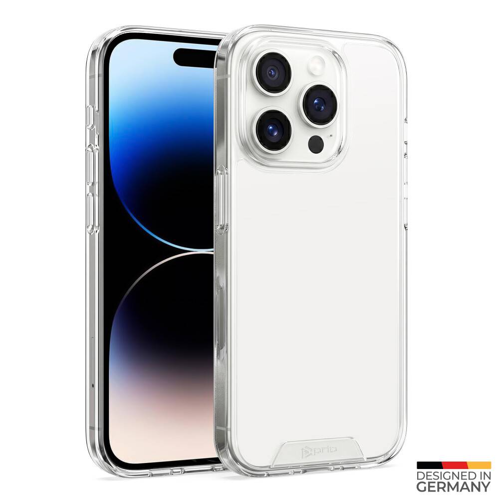 prio Schutzhülle für iPhone 14 Pro klar