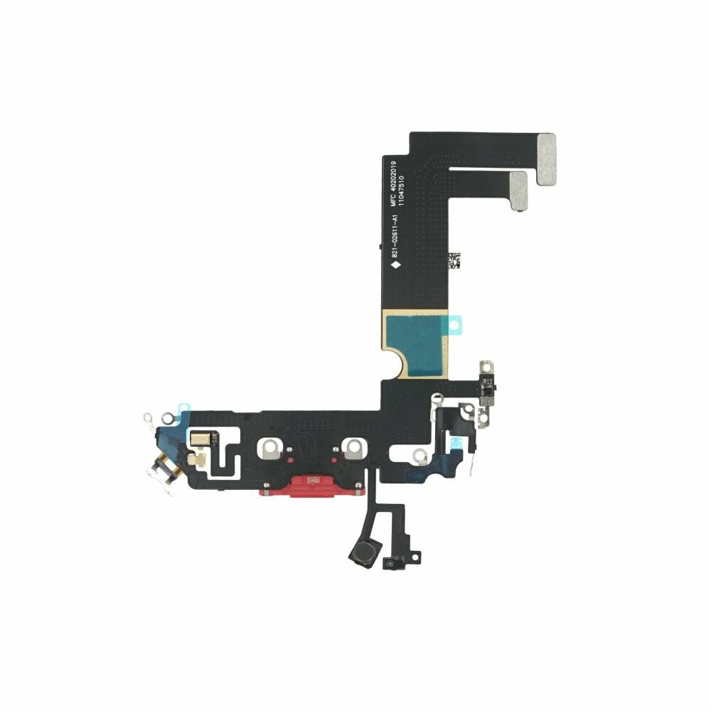 Ladebuchse für iPhone 12 Mini Rot Dock Connector Flex