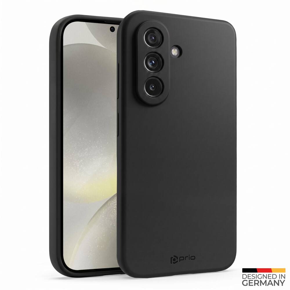 prio Liquid Silicone Case für Samsung S24 schwarz