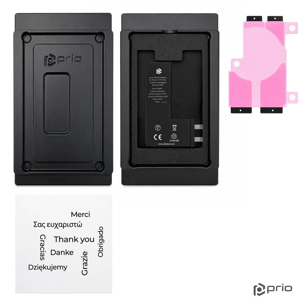 prio Akkuzelle für iPhone 11 Pro Max (ohne Flex-Kabel) Bulk