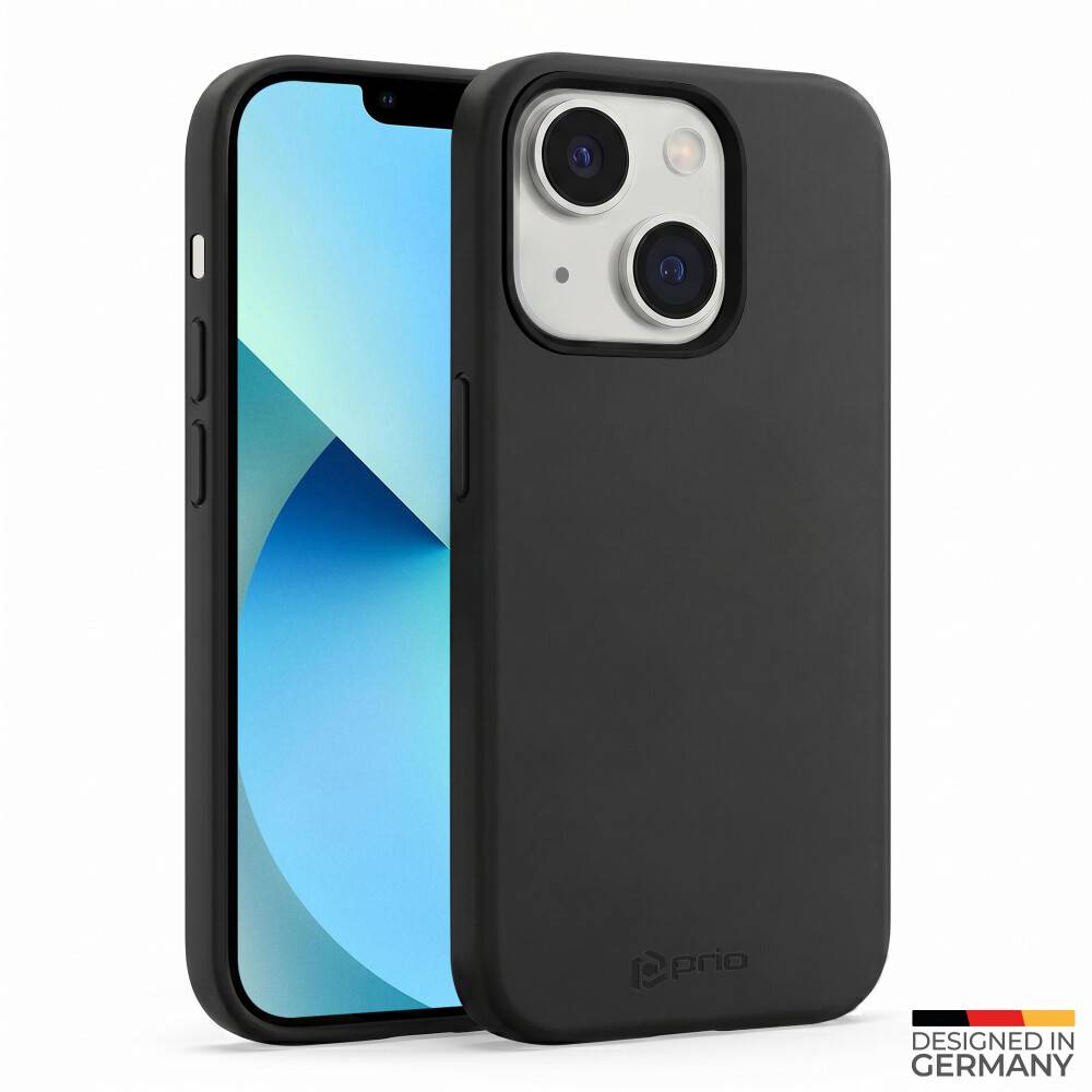 prio Silikonschutzhülle MAG für iPhone 14/13 schwarz