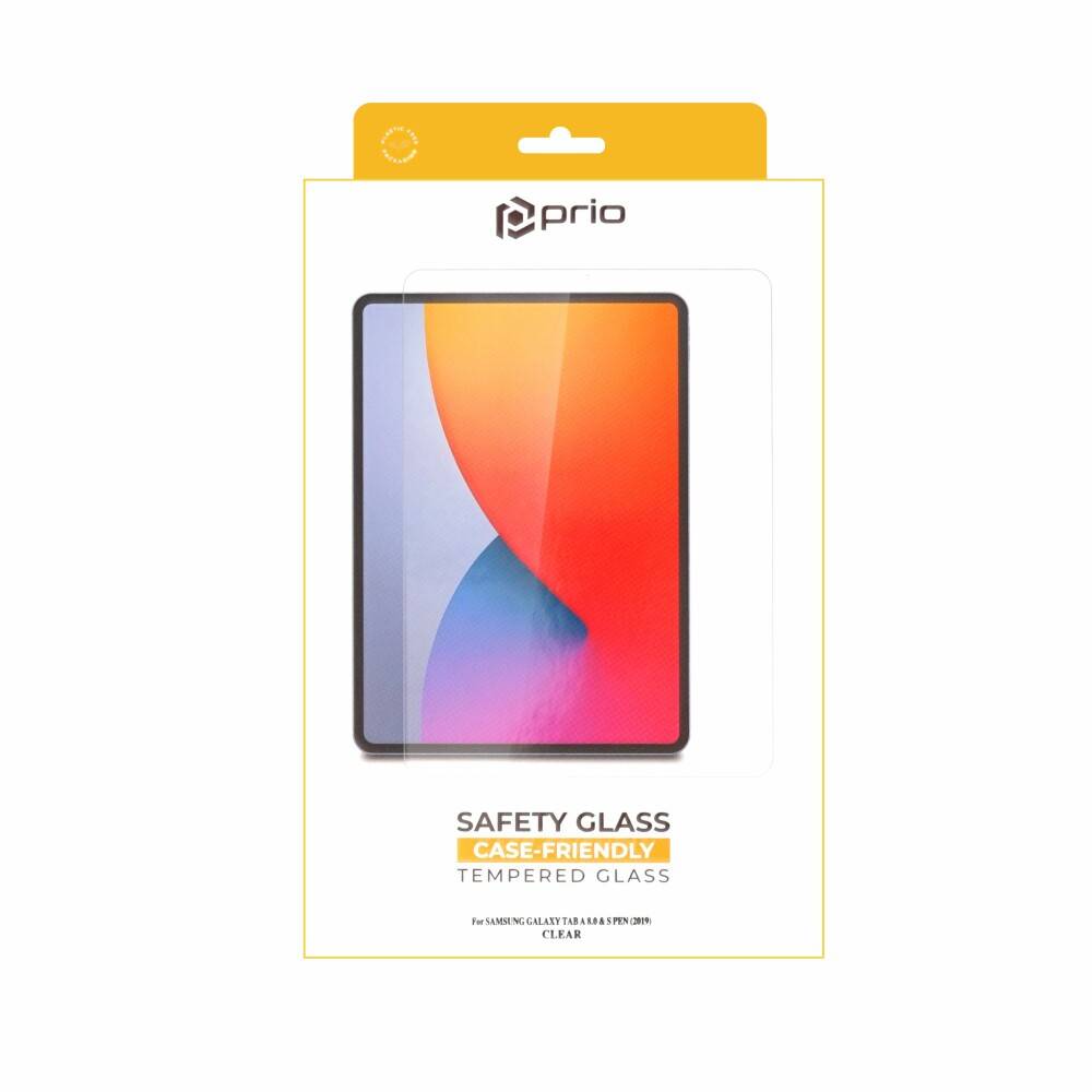 prio Displayschutzglas für Samsung Tab A 8.0 mit S Pen (2019) transparent
