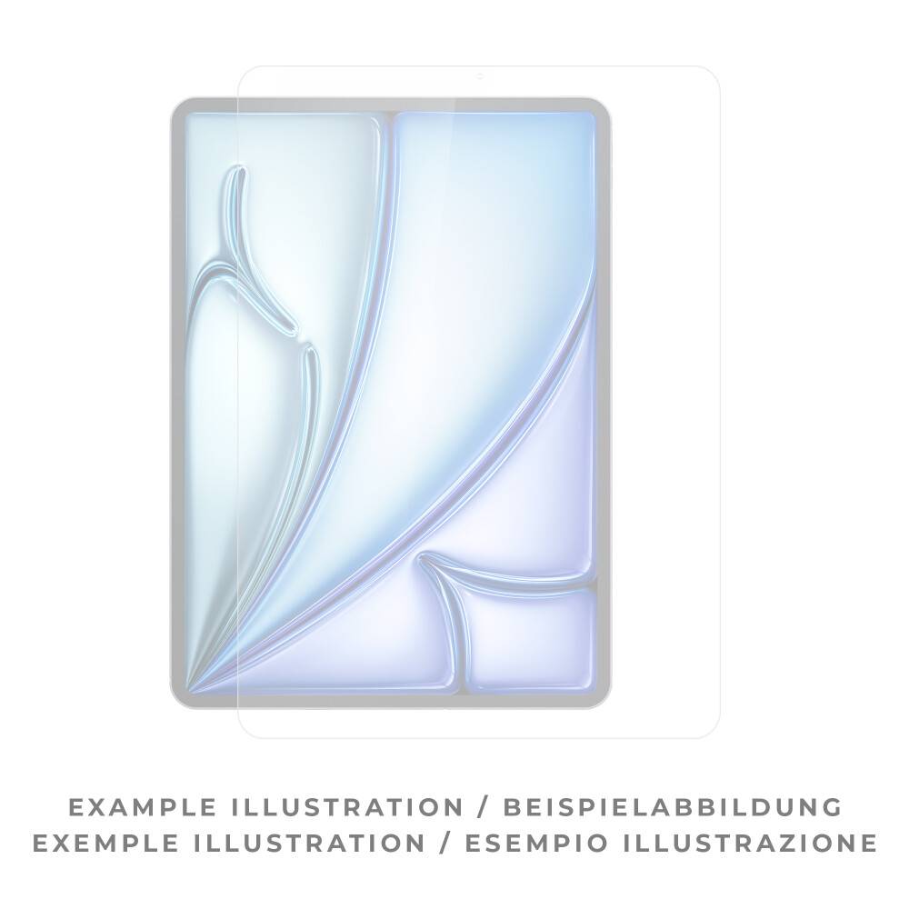 Abstrakte Illustration mit geschwungenen, sich überlappenden durchscheinenden Formen in sanften Blau- und Violetttönen auf hellem Hintergrund.