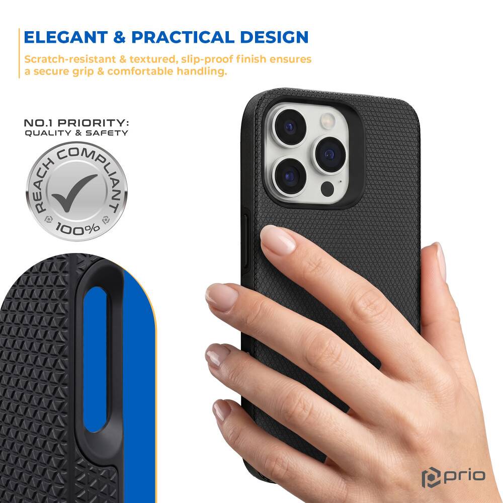 prio Schutzhülle (Handytasche, Case, Cover Gehäuse) für iPhone 11 Pro schwarz