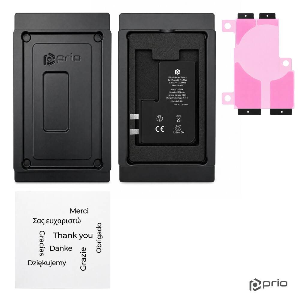 prio Akkuzelle für iPhone 13 Pro Max (ohne Flex-Kabel)